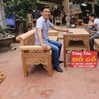 Bộ Trường Kỷ Gỗ Gụ Đẹp