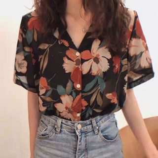 Sơ mi bông tay ngắn