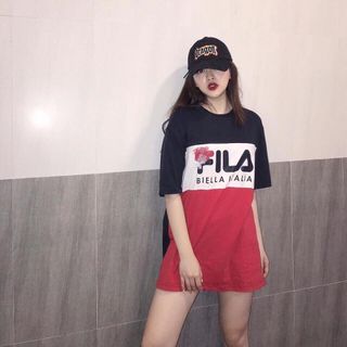 Áo form dài Fj-la dáng giấu quần