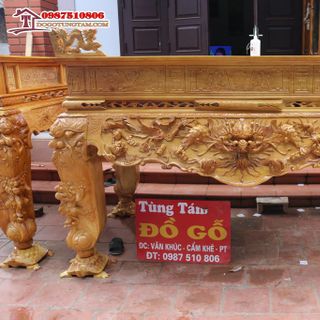 Sập Thờ Gỗ Mít Chân 20 Đẹp