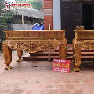 Sập Thờ Gỗ Mít Chân 20 Đẹp