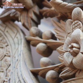 Cuốn Thư Câu Đối Gỗ Gụ ĐẸP
