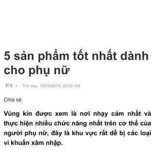 Gel phụ khoa Linh hương