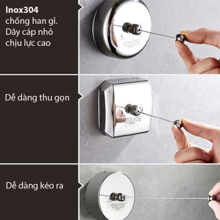 Dây phơi đa năng thông minh thu gọn Minh House