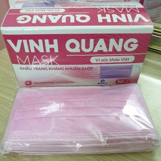 khẩu trang 3l hồng VINH QUANG Mask
