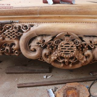 sập ngũ phúc mai cài trám