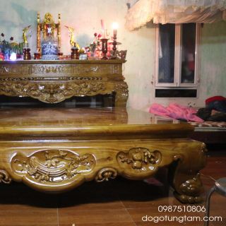 sập ngồi gỗ mít