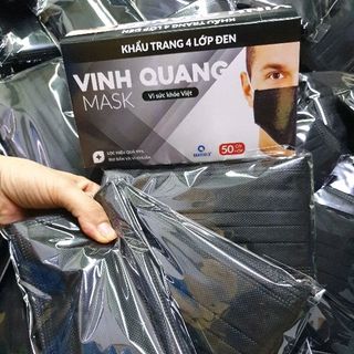 khẩu trang 4l đen VINH QUANG Mask