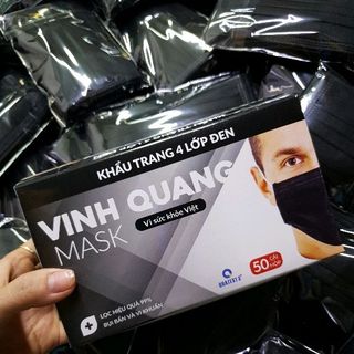khẩu trang 4l đen VINH QUANG Mask