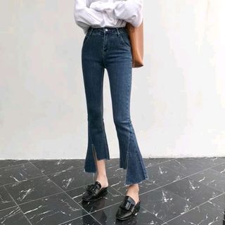 Jeans co giãn xéo lai