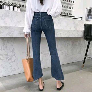 Jeans co giãn xéo lai