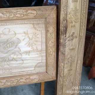 Hoành Phi Câu Đối Gỗ Gụ
