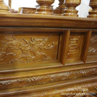 Bộ Sập thờ Gỗ Mít Chân 22