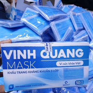 khẩu trang 3l xanh VINH QUANG Mask