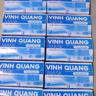 khẩu trang 3l xanh VINH QUANG Mask