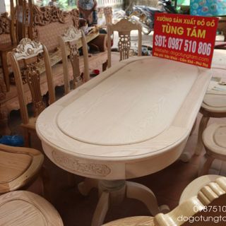 Bộ Bàn Ăn Gỗ Tần Bì