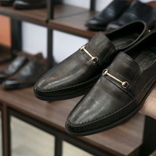 Giày da nam công sở da bò thật GCS14D