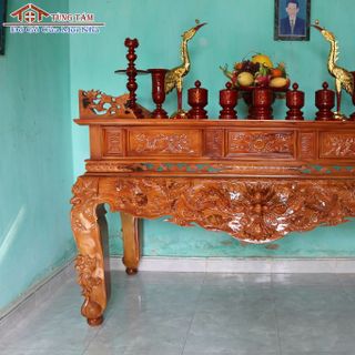Sập Thờ Chân 16 gỗ mít