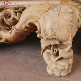 sập gụ ngũ phúc
