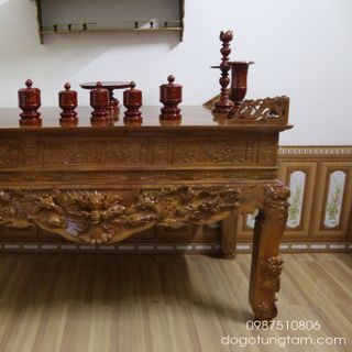 Sập Thờ Gỗ Mít Chân 14