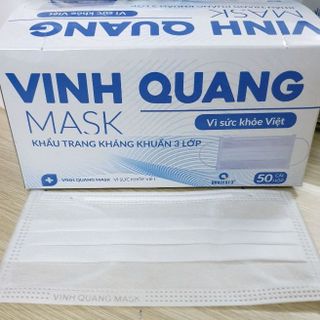 khẩu trang 3l trắng VINH QUANG Mask