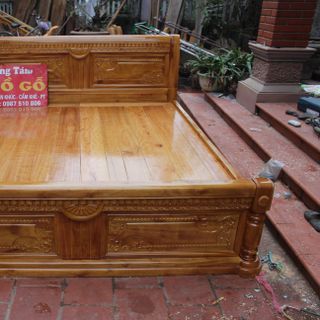 Giường Chữ X gỗ Mít giá sỉ