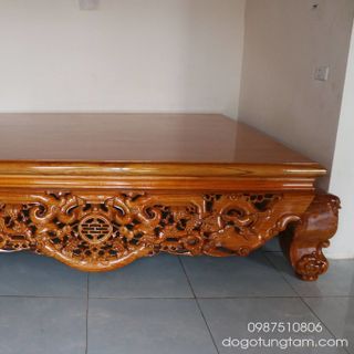 sập ngũ phúc gỗ xoan