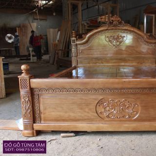 Giường Hoàng Đế Gỗ Re Gừng