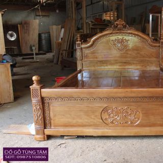 Giường Hoàng Đế Gỗ Re Gừng