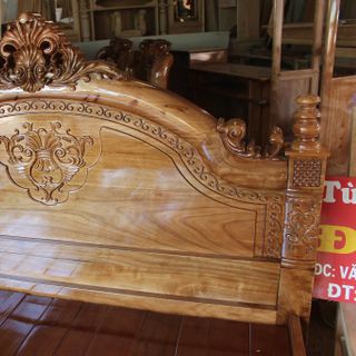 Giường Hoàng Đế Gỗ Re Gừng