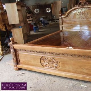 Giường Hoàng Đế Gỗ Re Gừng
