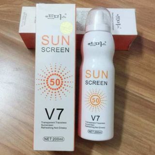 Xịt chống nắng Sun Screen V7 Hàn Quốc – chống nắng chống lão hóa da giá sỉ