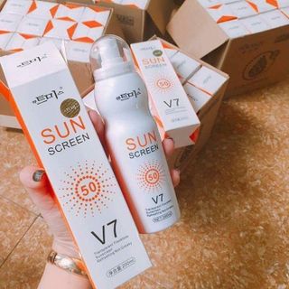 Xịt chống nắng Sun Screen V7 Hàn Quốc – chống nắng chống lão hóa da