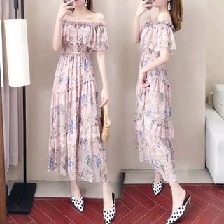 Đầm trễ vai xinh xắn đẹp