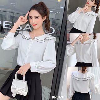 SƠ MI CỔ SEN VIỀN