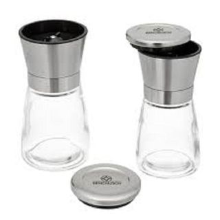 Lọ xay tiêu cầm tay nắp inox