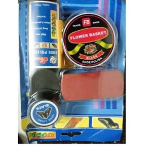 Bộ xi đánh giày 4 món Shoe polish - xi đánh giày cao cấp