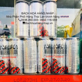 Nước tăng lực Warrior dâu 325ml Thái Lan Sting Thái