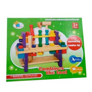 Bộ Đồ Chơi Dụng Cụ Sửa Chữa Bằng Gỗ Cho Trẻ