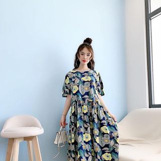 ĐẦM HỌA TIẾT HOA LÁ