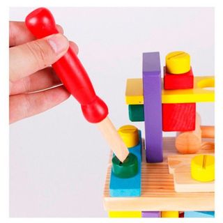 Bộ Đồ Chơi Dụng Cụ Sửa Chữa Bằng Gỗ Cho Trẻ