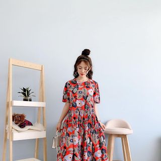 ĐẦM HỌA TIẾT HOA LÁ