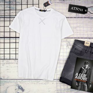 ÁO Thun Nam Trơn Cổ Tròn Đơn Giản Trẻ Trung Giá Sỉ