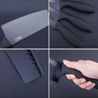 Bộ Dao Inox chống rỉ 5 món BUCK BLACK