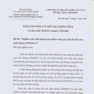Nồi Cơm Tách Đường NiNoSun NNS868
