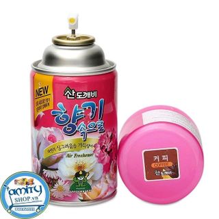 xịt khử mùi xe ô tô - phòng hương cà fe