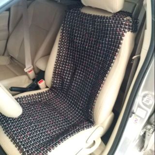 lót ghế hạt gỗ hương đen cực đẹp