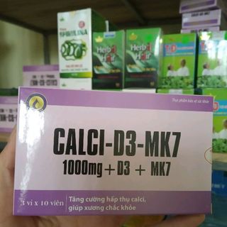 viên uống bổ xung Calci D3 Mk7 Kingphar