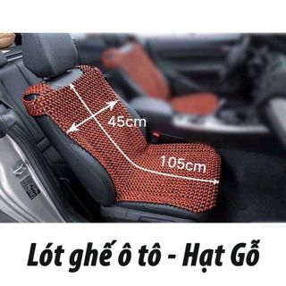 lót ghế hạt gỗ nhãn cực đẹp