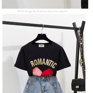 Set bộ jean mooc và pull Áo thun quần jean Đầm rời form mặc thoải mái
